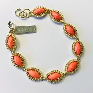 🍑 Kendra Scott Jana Bracelet in Coral Magnesite/Gold🍑